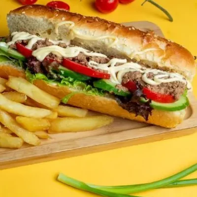 sandwich viande hachée